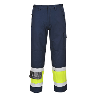 Picture of PORTWEST HI-VIS MODAFLAME TROUSERS