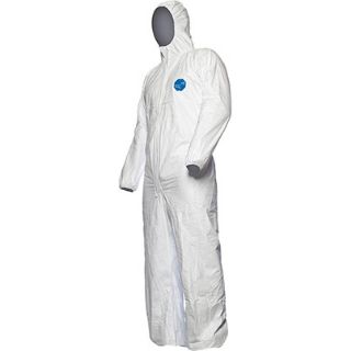 Picture of DUPONT TYVEK 500 XPERT HOODED COVERALL WHITE 