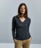Picture of Russell Collection Ladies V Neck Knitted Pullover