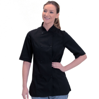Picture of LADIES SHORT SLEEVE CHEF JACKET